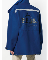 blauer Parka von Balenciaga