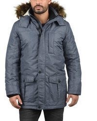 blauer Parka von Solid