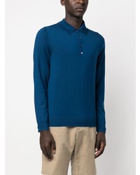 blauer Polo Pullover von PS Paul Smith