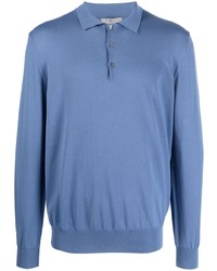 blauer Polo Pullover von Canali