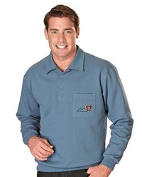blauer Polo Pullover von CLASSIC BASICS