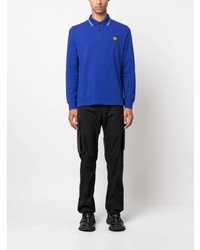 blauer Polo Pullover von Stone Island