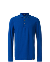 blauer Polo Pullover von Drumohr
