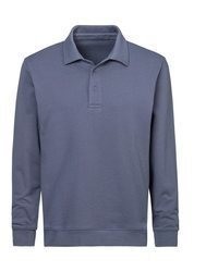 blauer Polo Pullover von John Devin