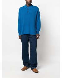 blauer Polo Pullover von COMMAS