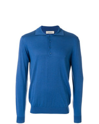 blauer Polo Pullover von Laneus