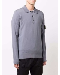 blauer Polo Pullover von Stone Island