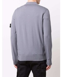 blauer Polo Pullover von Stone Island