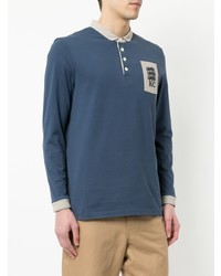 blauer Polo Pullover von Kent & Curwen