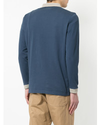 blauer Polo Pullover von Kent & Curwen