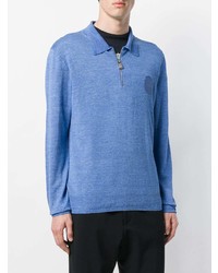 blauer Polo Pullover von Billionaire