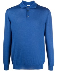 blauer Polo Pullover von Malo