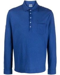 blauer Polo Pullover von Massimo Alba