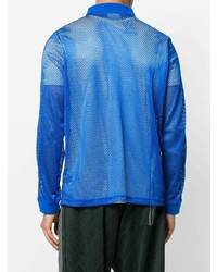 blauer Polo Pullover von Adidas Originals By Alexander Wang