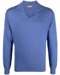 blauer Polo Pullover von N.Peal