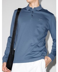 blauer Polo Pullover von BOSS