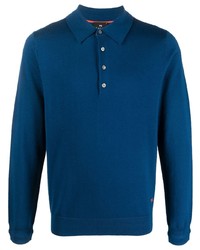blauer Polo Pullover von PS Paul Smith