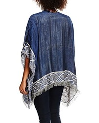 blauer Poncho von edc by Esprit