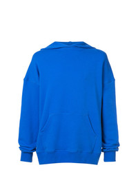 blauer Pullover mit einem Kapuze von 424