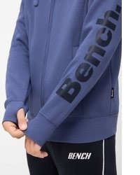 blauer Pullover mit einem Kapuze von Bench