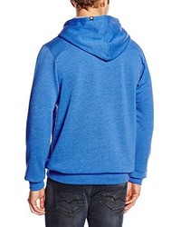 blauer Pullover mit einem Kapuze von Björkvin