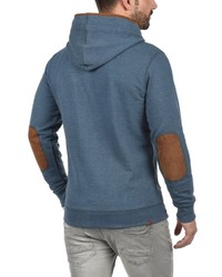 blauer Pullover mit einem Kapuze von BLEND