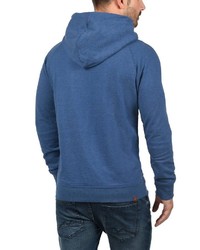 blauer Pullover mit einem Kapuze von BLEND