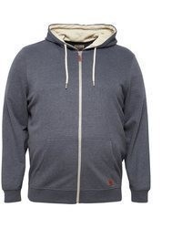 blauer Pullover mit einem Kapuze von BLEND