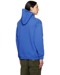 blauer Pullover mit einem Kapuze von Dime