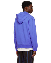 blauer Pullover mit einem Kapuze von Saturdays Nyc