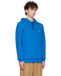 blauer Pullover mit einem Kapuze von Ps By Paul Smith