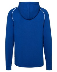 blauer Pullover mit einem Kapuze von BOSS