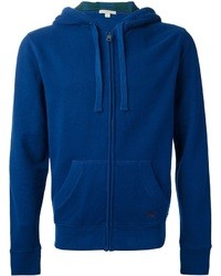 blauer Pullover mit einem Kapuze von Burberry
