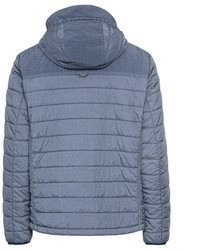 blauer Pullover mit einem Kapuze von camel active