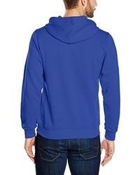 blauer Pullover mit einem Kapuze von Clique