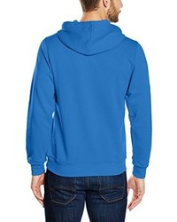 blauer Pullover mit einem Kapuze von Clique