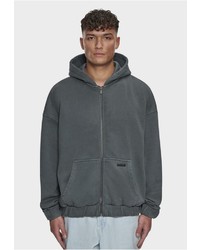 blauer Pullover mit einem Kapuze von Dropsize