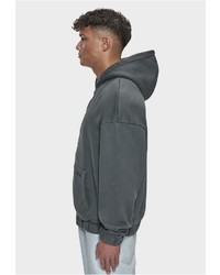 blauer Pullover mit einem Kapuze von Dropsize
