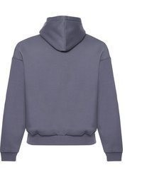 blauer Pullover mit einem Kapuze von Dropsize