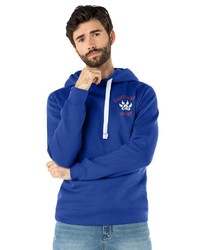 blauer Pullover mit einem Kapuze von Eight2Nine