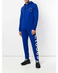 blauer Pullover mit einem Kapuze von Études