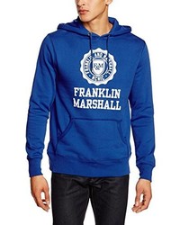 blauer Pullover mit einem Kapuze von Franklin & Marshall