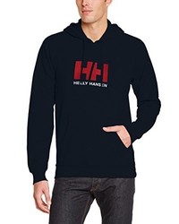 blauer Pullover mit einem Kapuze von Helly Hansen