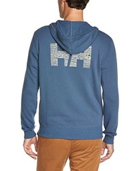 blauer Pullover mit einem Kapuze von Helly Hansen