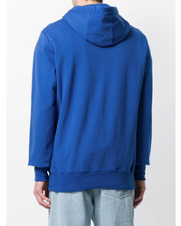 blauer Pullover mit einem Kapuze von Aimé Leon Dore