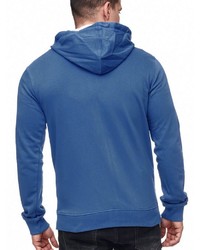 blauer Pullover mit einem Kapuze von INDICODE