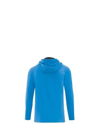 blauer Pullover mit einem Kapuze von Jako