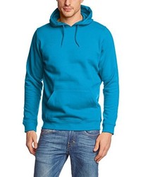 blauer Pullover mit einem Kapuze von Jako