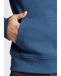 blauer Pullover mit einem Kapuze von khujo