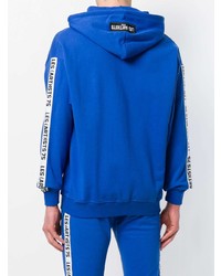 blauer Pullover mit einem Kapuze von Les (Art)ists